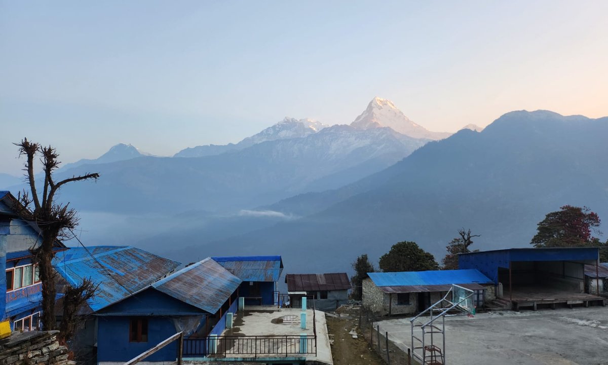 New road construction near Ulleri affecting the traditional Ghorepani Poon Hill trek route, Nepal