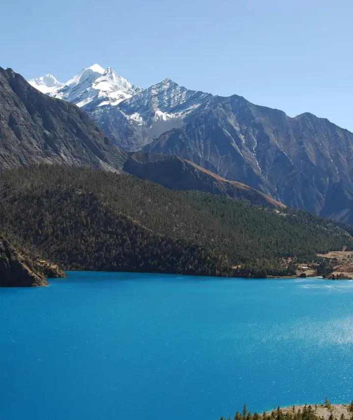 Shey-Phoksundo lake of Dolpa region.